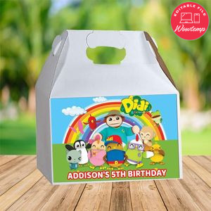 Didi And Friends Gable Box Digital File Printable Instant Download