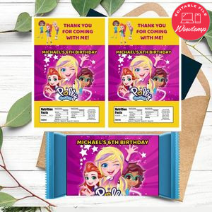 Polly pocket Rice Krispies Treats Printable Instant Download