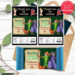 Robin hood Rice Krispies Treats Template Printable Instant Download