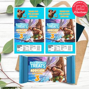 Maui Rice Krispies Treats Printable Instant Download