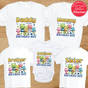 Henry Hugglemonster Family Birthday PNG file template