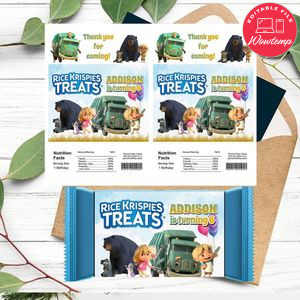 Trash Truck Rice Krispies Treats Template Printable Instant Download