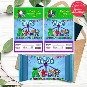 Garten of banban Rice Krispies Treats Template Printable Instant Download