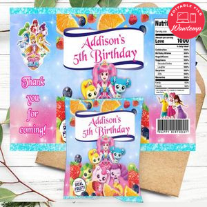Catch Teenieping Birthday Party Fruit Snack Bag Digital File Printable Instant Download