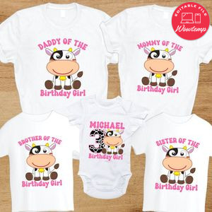 Vaca Lola Family Birthday PNG file template