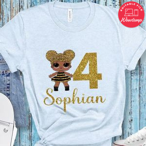 Queen Bee LOL Birthday T-Shirt