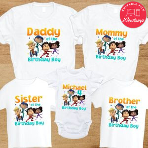 Team zenko go Family Birthday PNG file template