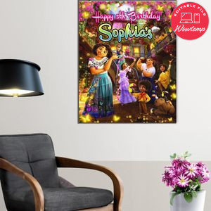 Encanto Birthday Poster Digital File Printable Instant Download