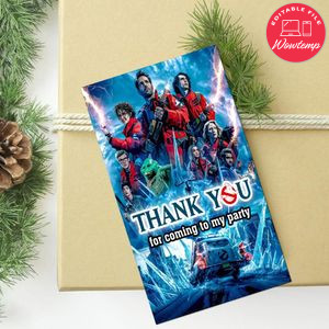Ghostbusters: Frozen Empire Thank You Tag Customizable Template To Print At Home Instant Download