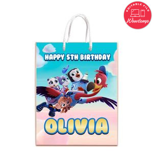 Tots Gift Bag Label Template Printable Instant Download