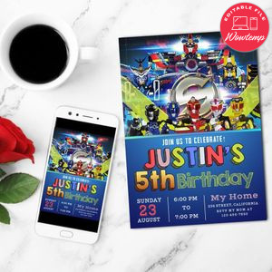 Giant Saver Birthday Invitation Customizable Template to Print at Home Instant Download