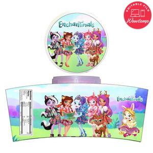 Enchantimal Cotton Candy Label Template To Print At Home Instant Download