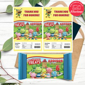 Henry Hugglemonster Rice Krispies Treats Template Printable Instant Download