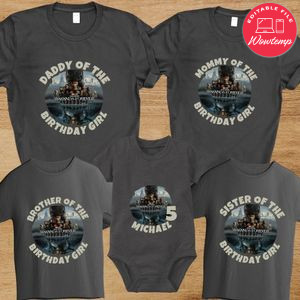 Wakanda Forever Family Birthday Vacation PNG file template