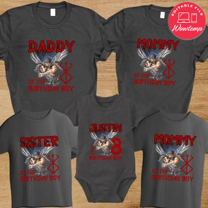 Berserk Family Birthday Vacation PNG file template