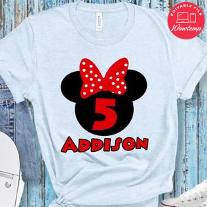 Minnie mouse Birthday T-Shirt