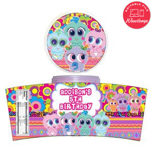 Ksimerito Cotton Candy Label Template To Print At Home Instant Download