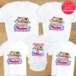 Barbie Dolphin Magic Family Birthday T-Shirt