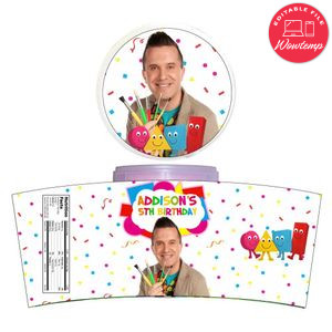 Mister Maker Cotton Candy Label Template To Print At Home Instant Download