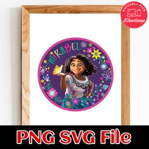 Mirabel Encanto PNG file template