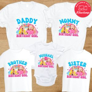 Diana and roma Family Birthday Vacation T-Shirt