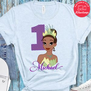 Princess Tiana Birthday Girl Party T-Shirt