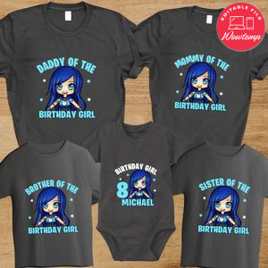 Itsfunneh Family Birthday Vacation T-Shirt
