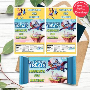 Disney TOTS Rice Krispies Treats Template Printable Instant Download