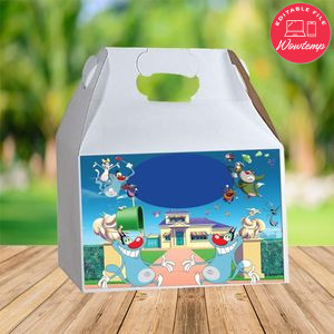 Oggy Gable Box Digital File Printable Instant Download