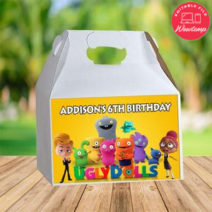 Ugly Dolls Gable Box Digital File Printable Instant Download