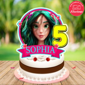 Mavka Cake Topper Template Printable Instant Download