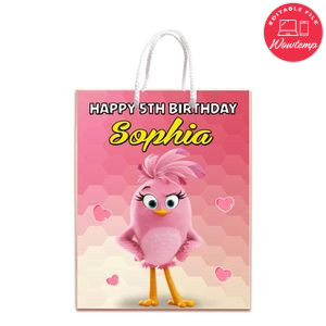 Stella Angry Gift Bag Label Template Printable Instant Download