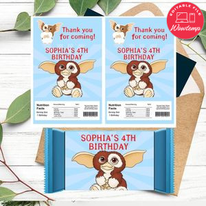 Gremlins Gizmo Rice Krispies Treats Template Printable Instant Download