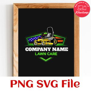 Lawn Care Custom Name Customer request PNG file template