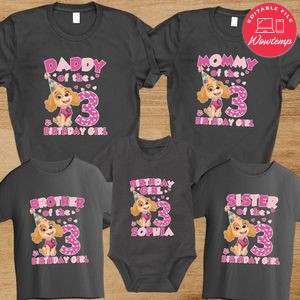 Skye Paw Patrol Birthday 2 Customer request PNG file template