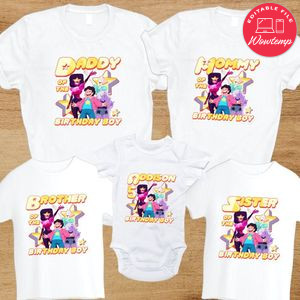 Steven Universe Family Birthday Vacation PNG file template