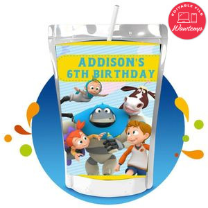 Arpo Capri Sun Birthday Labels Digital File Printable Instant Download
