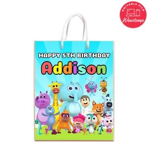 Reino Infantil Gift Bag Label Template Printable Instant Download