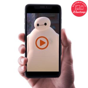 Big Hero 6 Video Invitation Digital Template Customizable Instant Download