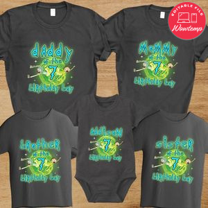 Rick and Morty Family Birthday T-Shirt