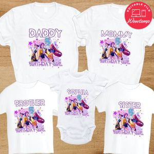 Kpop demon hunter Birthday Girl Family Party T-Shirt