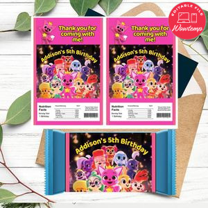 Pinkfong Rice Krispies Treats Template Printable Instant Download