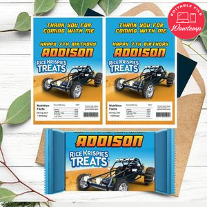 Sand rail Rice Krispies Treats Template Printable Instant Download