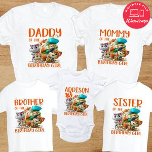 44 cats Family Birthday T-Shirt