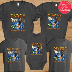 Avatar Airbender Family Birthday T-Shirt