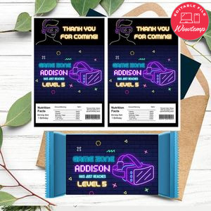 Virtual Reality Game Rice Krispies Treats Template Printable Instant Download