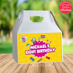 Surprise Mini Brands Gable Box Digital File Printable Instant Download