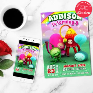 Buddi Invitation Customizable Template to Print at Home Instant Download