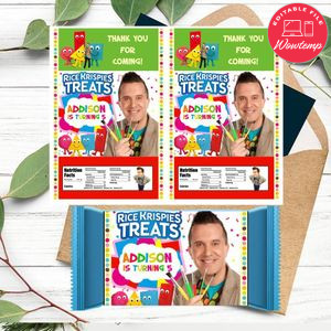 Mister Maker Rice Krispies Treats Template Printable Instant Download