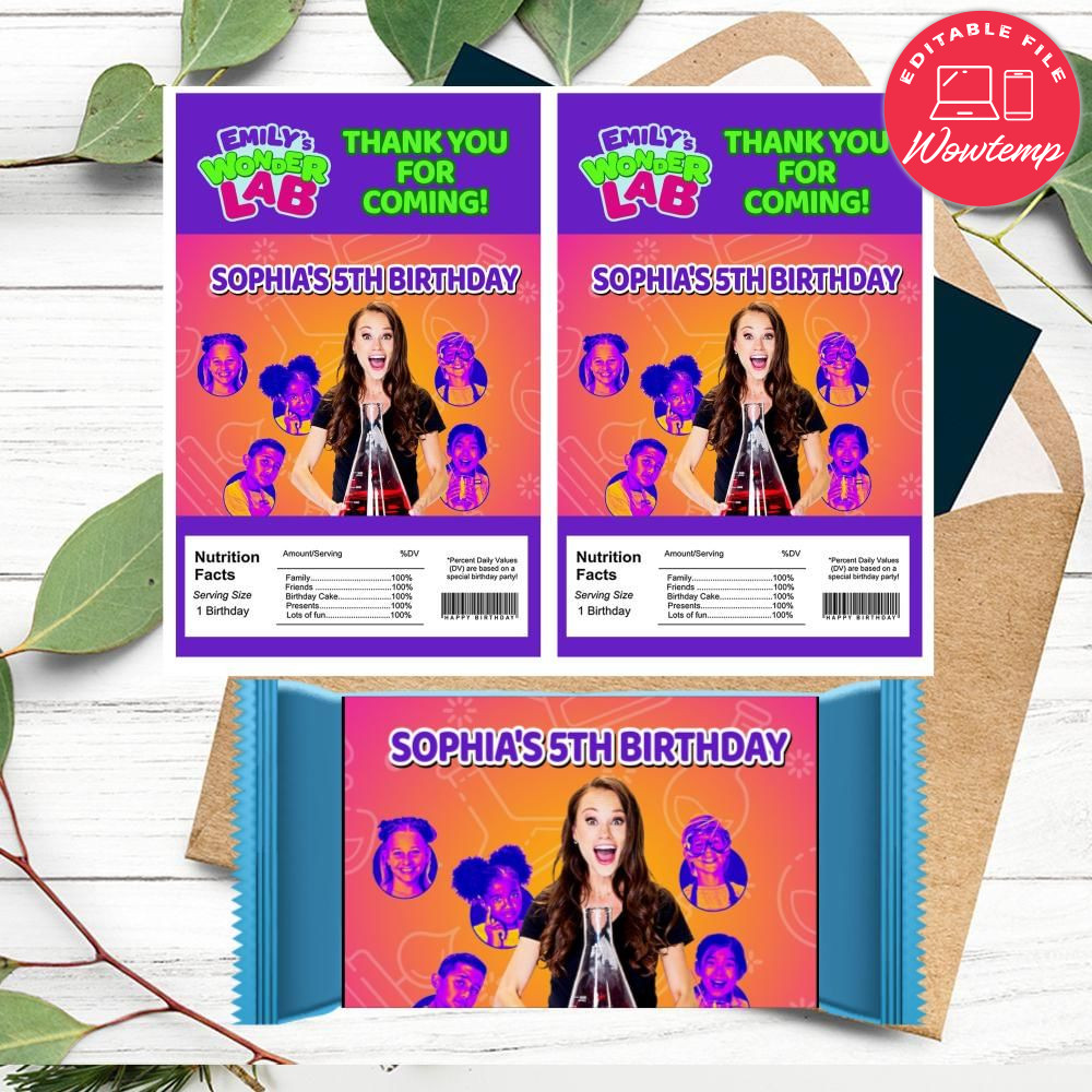 Emily's Wonder Lab Rice Krispies Treats Template Printable | Wowtemp